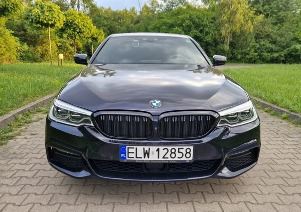 BMW Seria 5 cena 142900 przebieg: 125000, rok produkcji 2019 z Kcynia małe 596